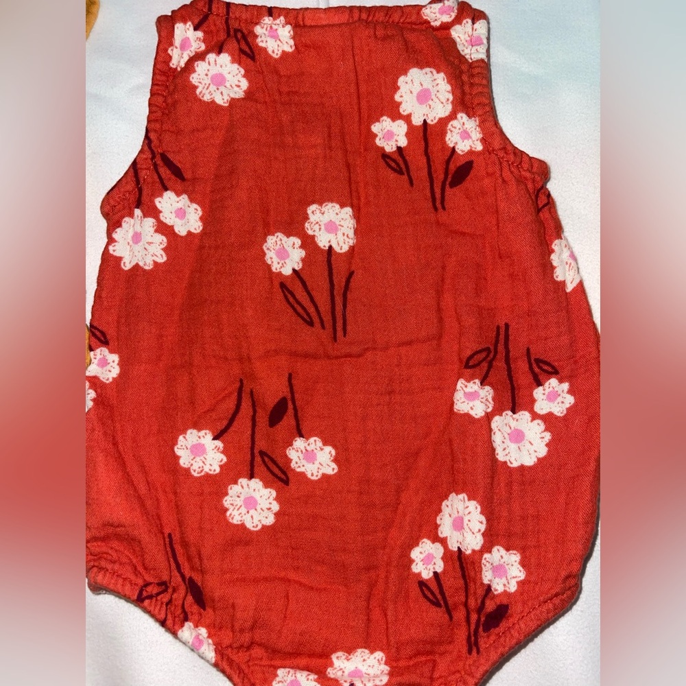 Cat & Jack Mustard , Rust Baby Rompers - Picture 9 of 10